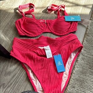Cupshe Pink Bikini Set